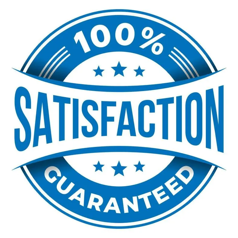 100% Satisfaction Guaranteed